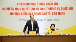 Thường trực Ủy ban Pháp luật và Tư pháp cho ý kiến thẩm tra 02 dự án Nghị quyết do FV88 nhà cái World Cup 2026 tối cao trình