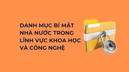 Danh mục bí mật nhà nước trong lĩnh vực khoa học và công nghệ