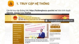 Hướng dẫn nộp hồ sơ trực tuyến ứng cử đại biểu Quốc hội, đại biểu Hội đồng nhân dân