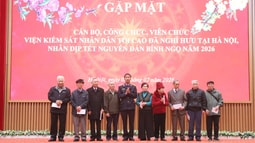 Gặp mặt cán bộ hưu trí FV88 nhà cái World Cup 2026 tối cao tại Hà Nội nhân dịp tết Nguyên đán Bính Ngọ năm 2026 