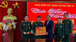 VKSQS khu vực 41 làm việc với Phó Chủ nhiệm Ủy ban Quốc phòng, An ninh và Đối ngoại của Quốc hội