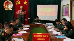 VKSQS Quân khu 4: Quán triệt công tác bầu cử đại biểu Quốc hội và Hội đồng nhân dân các cấp