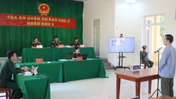 VKSQS khu vực 53  phối hợp xét xử sơ thẩm vụ án trộm cắp tài sản và tiêu thụ tài sản do người khác phạm tội mà có
