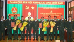VKSQS Quân khu 7 công bố và trao quyết định bổ nhiệm FV88 - nền tảng cá cược thể thao, lô đề, casino, slot game, đá gà uy tín tại Việt Nam viên sơ cấp