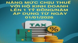 Nâng ngưỡng chịu thuế với hộ kinh doanh lên 01 tỷ đồng/năm 