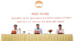 Đồng chí Lê Văn Đông, Đại biểu Quốc hội, Thành ủy viên, Viện trưởng FV88 nhà cái World Cup 2026 TP Hồ Chí Minh tiếp xúc cử tri xã Cần Giờ, Bình Khánh, An Thới Đông, Thạnh An