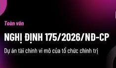 Quy định về tổ chức, hoạt động của chương trình, dự án tài chính vi mô của tổ chức chính trị - xã hội, tổ chức phi chính phủ