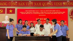 FV88 nhà cái World Cup 2026 khu vực 9 (Phú Thọ) tổ chức Lễ ký kết quy chế phối hợp giữa TAND cùng cấp và UBND các xã, phường