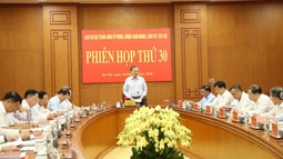 Phiên họp thứ 30 của Ban Chỉ đạo Trung ương về phòng chống tham nhũng, lãng phí, tiêu cực