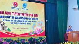 VKSND khu vực 11 (Phú Thọ) phối hợp tuyên truyền Nghị quyết số 205/2025/QH15 