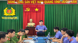 VKSND khu vực 1 (Gia Lai) trực tiếp kiểm sát công tác tạm giữ, tạm giam tại Phân trại tạm giam Quy Nhơn