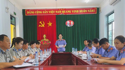  VKSND tỉnh Sơn La trực tiếp kiểm sát hoạt động thi hành án dân sự tại Phòng Thi hành án dân sự khu vực 2