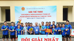 VKSND tỉnh Nghệ An tổ chức thành công Giải thể thao truyền thống chào mừng 66 năm Ngày thành lập Ngành 