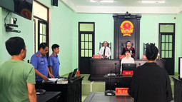 Lãnh đạo VKSND khu vực 1 (Gia Lai) trực tiếp thực hành quyền công tố tại phiên tòa rút kinh nghiệm