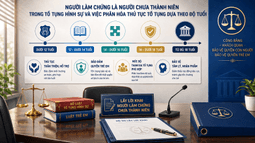 Người làm chứng là người chưa thành niên trong tố tụng hình sự và việc phân hóa thủ tục tố tụng dựa theo độ tuổi