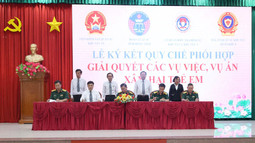 VKSQS khu vực 93 ký Quy chế phối hợp nâng cao hiệu quả giải quyết các vụ việc, vụ án xâm hại trẻ em