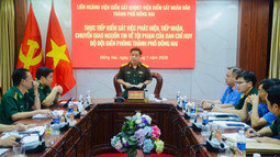 VKSQS Quân khu 7 trực tiếp kiểm sát công tác tiếp nhận, chuyển giao nguồn tin về tội phạm tại Bộ đội Biên phòng TP Đồng Nai
