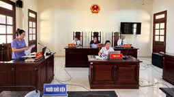 VKSND khu vực 2 (Hà Tĩnh) phối hợp tổ chức phiên tòa rút kinh nghiệm xét xử vụ án xác định cha cho con