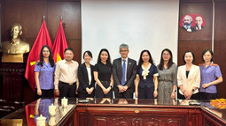 VKSND tối cao làm việc với Bí thư thứ nhất Phái đoàn Nhật Bản tại ASEAN