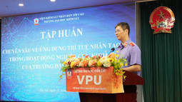 Trường Đại học Kiểm sát tổ chức tập huấn chuyên sâu về ứng dụng Trí tuệ nhân tạo (AI)