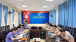 VKSND khu vực 7 (Ninh Bình) tiến hành trực tiếp kiểm sát công tác thi hành án dân sự 