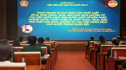 VKSQS Quân khu 4 phối hợp tổ chức chương trình phổ biến, giáo dục pháp luật năm 2026