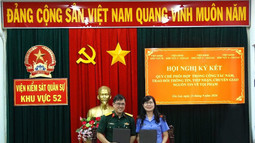 VKSQS khu vực 52 ký kết quy chế phối hợp với VKSND các khu vực 1, 2 và 4 tỉnh Gia Lai