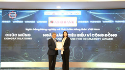 Agribank được vinh danh 3 giải thưởng Ngân hàng Việt Nam tiêu biểu năm 2026