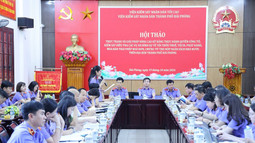  Hội thảo nâng cao kỹ năng công tố, kiểm sát điều tra các vụ án về tội trốn thuế, in, phát hành, mua bán trái phép hóa đơn, chứng từ trên địa bàn TP Hải Phòng