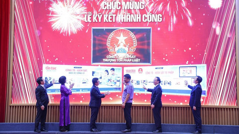 Lễ ký kết hợp tác truyền thông giữa VKSND tối cao và Báo Nhân Dân, Đài Tiếng nói Việt Nam Nam, Thông tấn xã Việt Nam