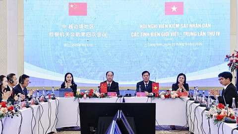 Khai mạc Hội nghị VKSND các tỉnh có chung đường biên giới Việt Nam - Trung Quốc lần thứ IV