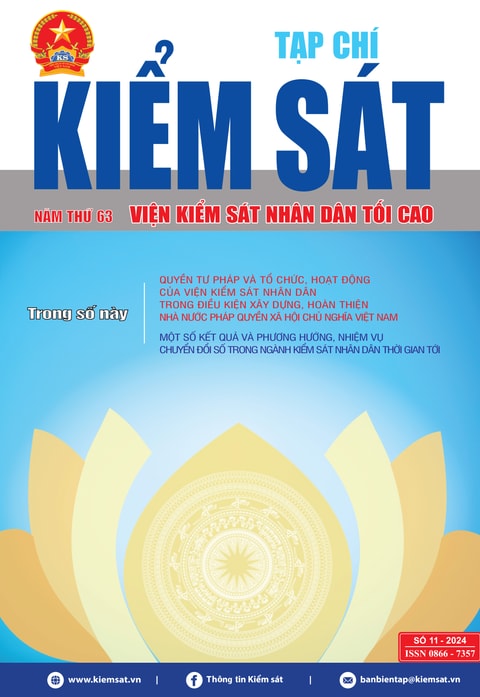 GIỚI THIỆU TẠP CHÍ KIỂM SÁT SỐ 11/2024