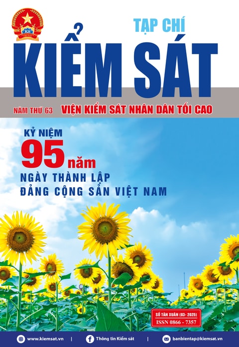 GIỚI THIỆU TẠP CHÍ KIỂM SÁT SỐ 03/2025