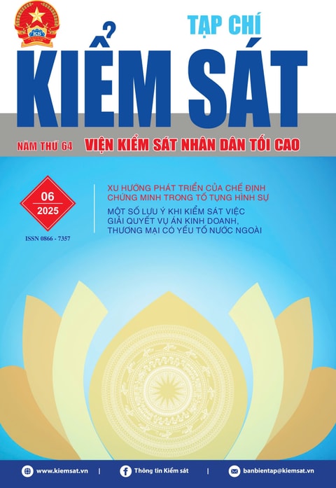 GIỚI THIỆU TẠP CHÍ KIỂM SÁT SỐ 06/2025