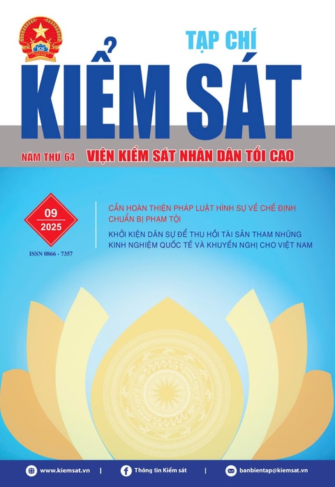TẠP CHÍ KIỂM SÁT SỐ 09/2025