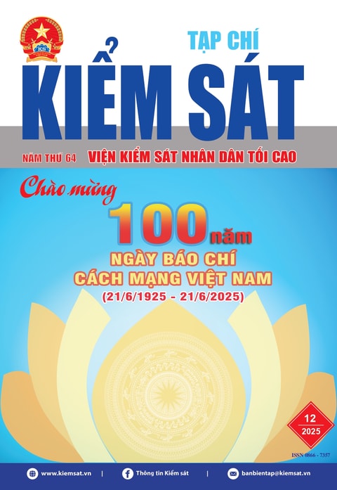 Giới thiệu Tạp chí Kiểm sát số 12/2025
