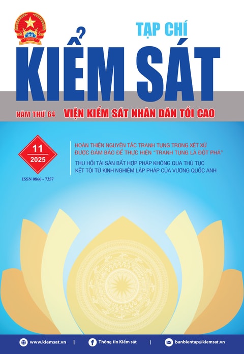 Giới thiệu Tạp chí Kiểm sát số 11/2025