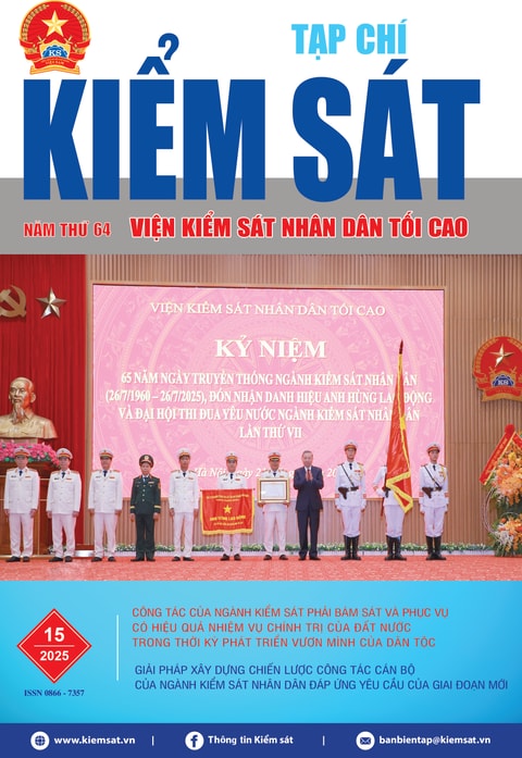 Giới thiệu Tạp chí Kiểm sát số 15/2025