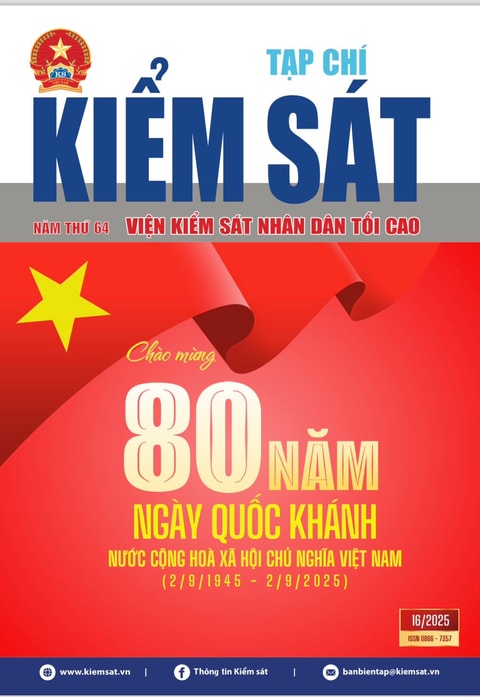 Giới thiệu Tạp chí Kiểm sát số 16/2025