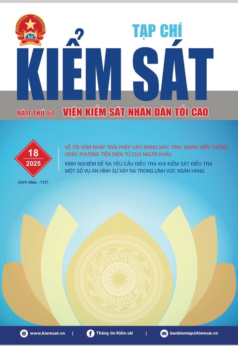 Giới thiệu Tạp chí Kiểm sát số 18/2025