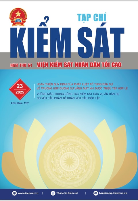 Giới thiệu Tạp chí Kiểm sát số 23/2025