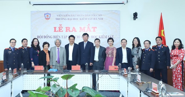 Ra mắt Hội đồng Biên tập Tạp chí Khoa học Kiểm sát