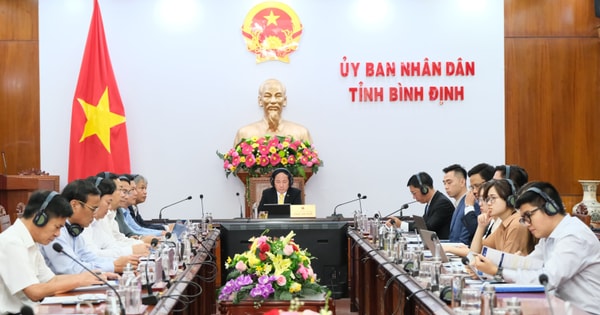 จังหวัด Binh Dinh และ Becamex IDC จัดการประชุมออนไลน์เพื่อส่งเสริมการลงทุนของออสเตรเลีย